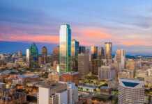 Everything Really Is Bigger in Texas — Including These Surprises! Dallas, Texas Cityscape With Blue Sky At Sunset