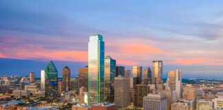 Everything Really Is Bigger in Texas — Including These Surprises! Dallas, Texas Cityscape With Blue Sky At Sunset