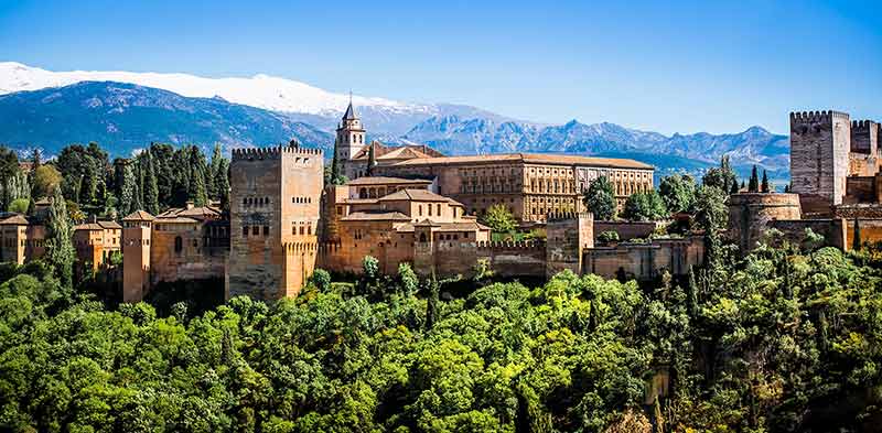 Famous Alhambra In Granada