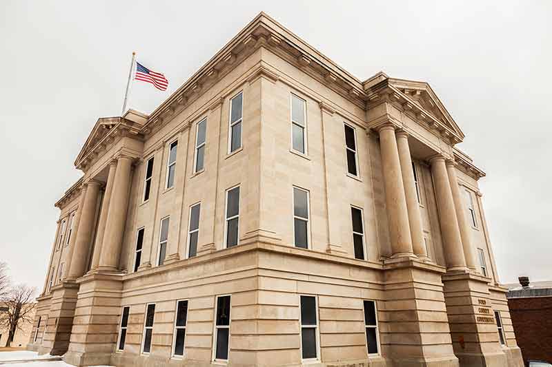 Ford County Courthouse In Dodge City, Kansas