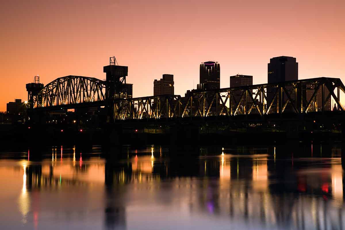 Sunset In Little Rock, Arkansas