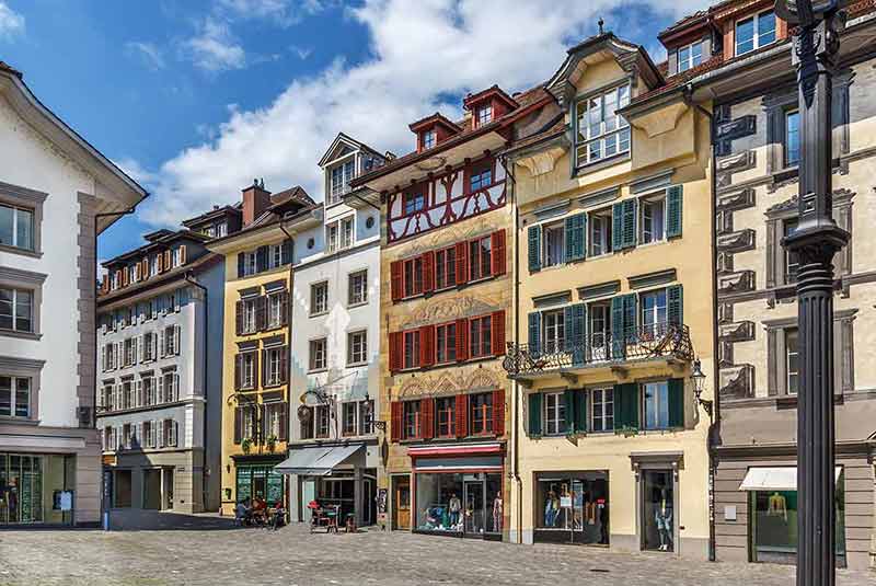 Street In Lucerne, Switzerland