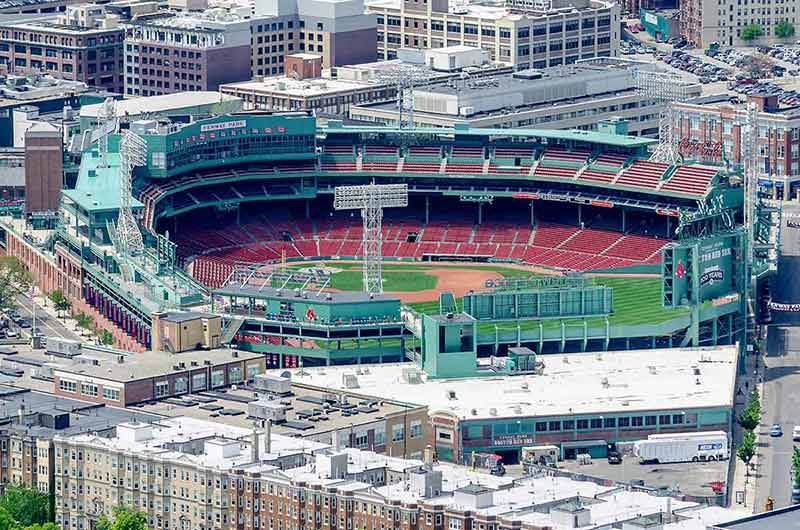 Aerial View Of Fenway Park, Boston