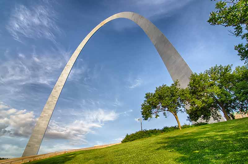 Gateway Arch In St Louis Missouri