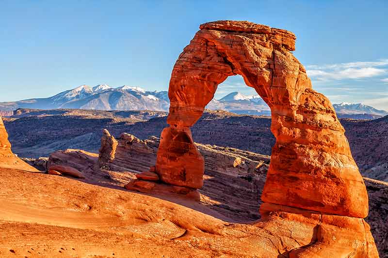 Delicate Arch At Arches National Park In Utah USA