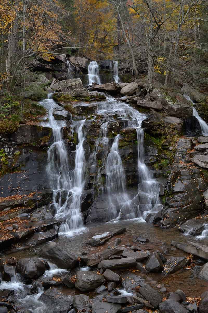 Waterfall In The Catskill Mountains