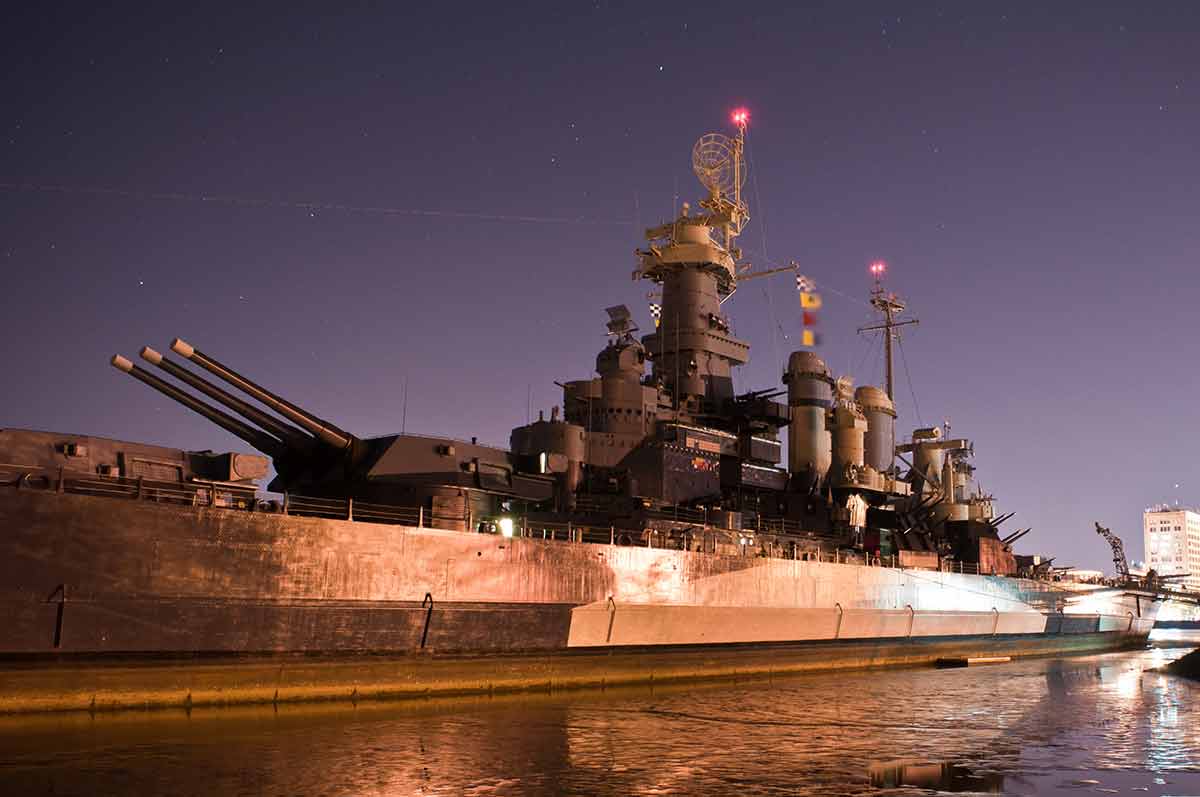 Battleship North Carolina At It's Home In Wilmington