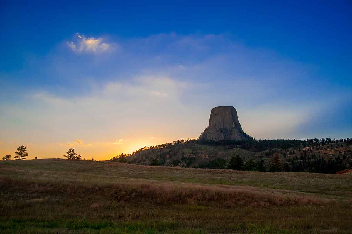 Devils Tower Is Located In In Crook County, Northeastern Wyoming