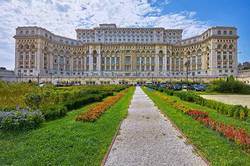Palace Of The Parliament In Bucharest