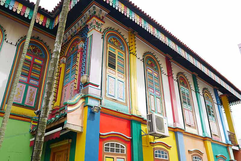 Colorful Windows In Little India