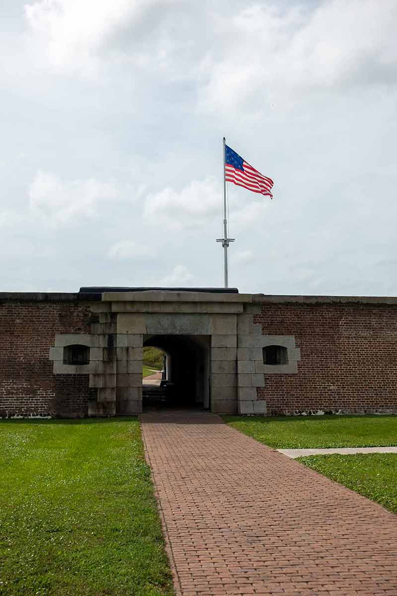 Scenes At Fort Moultrie On Sullivan's Island