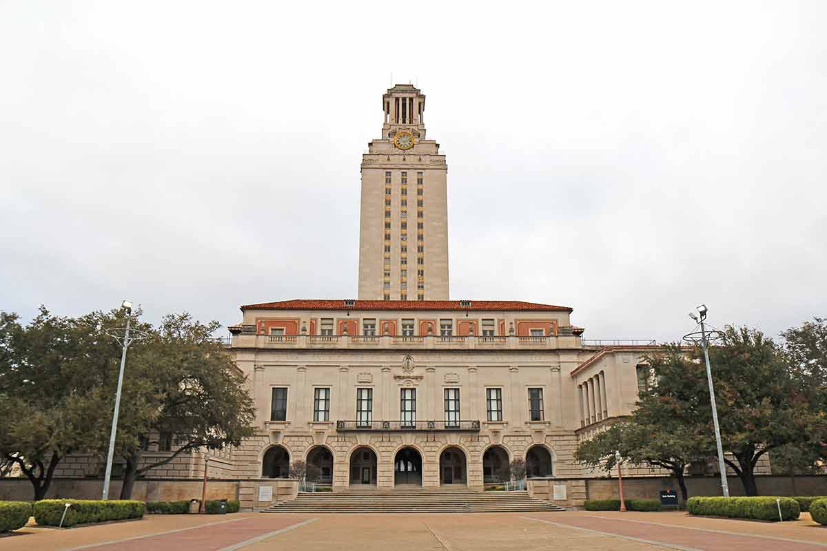 Main Building On The University Of Texas