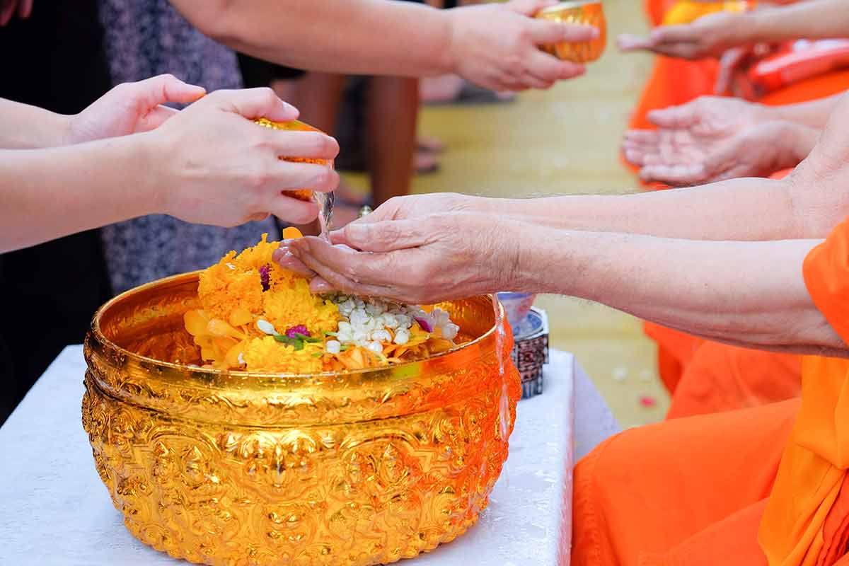 Songkran Tradition On Thailand