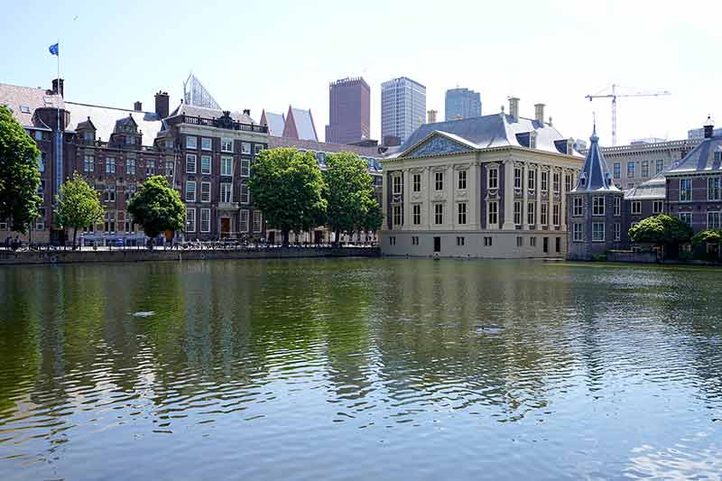 The Hague Cityscape With Mauritshuis Art Museum