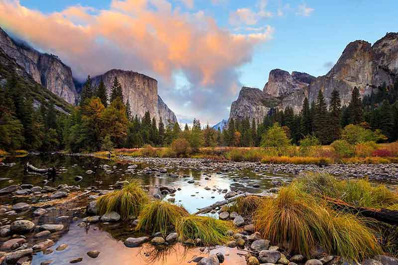 Beautiful View Of Yosemite National Park