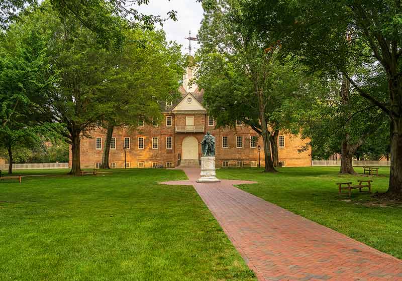 Wren Hall At William And Mary College