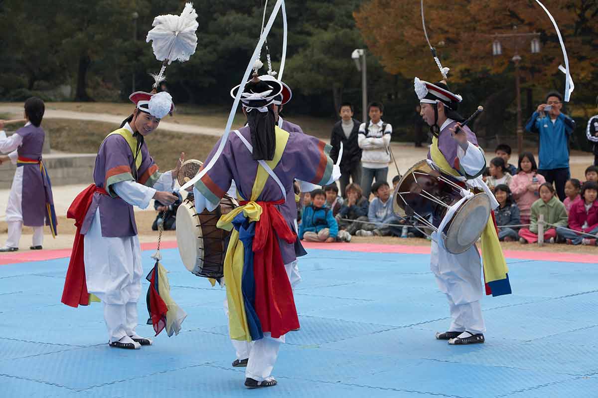 colourful festival in seoul