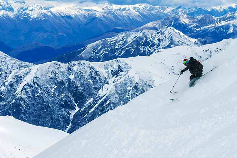 when is the best time to visit chile skier on the slopes