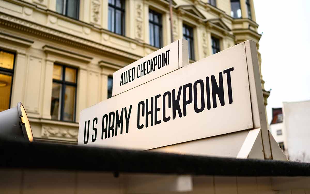 checkpoint charlie sign