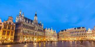 Grand Place In Brussels, Belgium