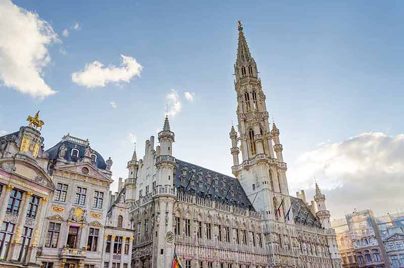 Town Hall In Grand Place, Brussels