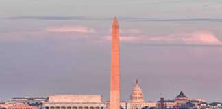 Sunset Over Washington, DC