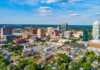 20 Things To Do In Winston-Salem, North Carolina for Art, Food & History Lovers winston salem city aerial view from a distance
