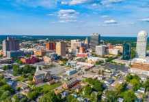 20 Things To Do In Winston-Salem, North Carolina for Art, Food & History Lovers winston salem city aerial view from a distance