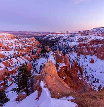Utah in winter looks unreal and almost no one is talking about it Bryce Canyon After Sunset In Winter